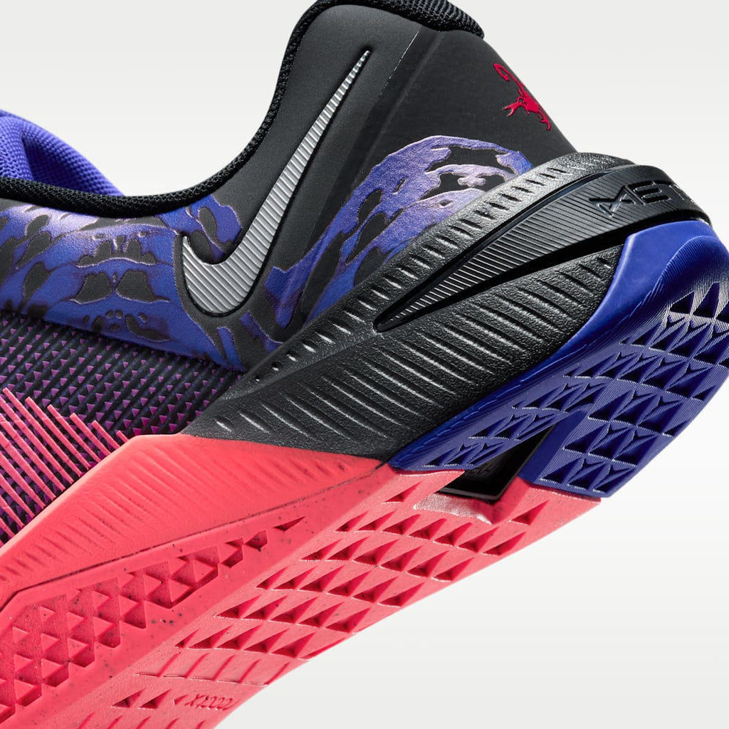 Nike Metcon 10 AMP Men's Training Shoes - Black/Hyper Punch/Metallic Platinum - Image 8