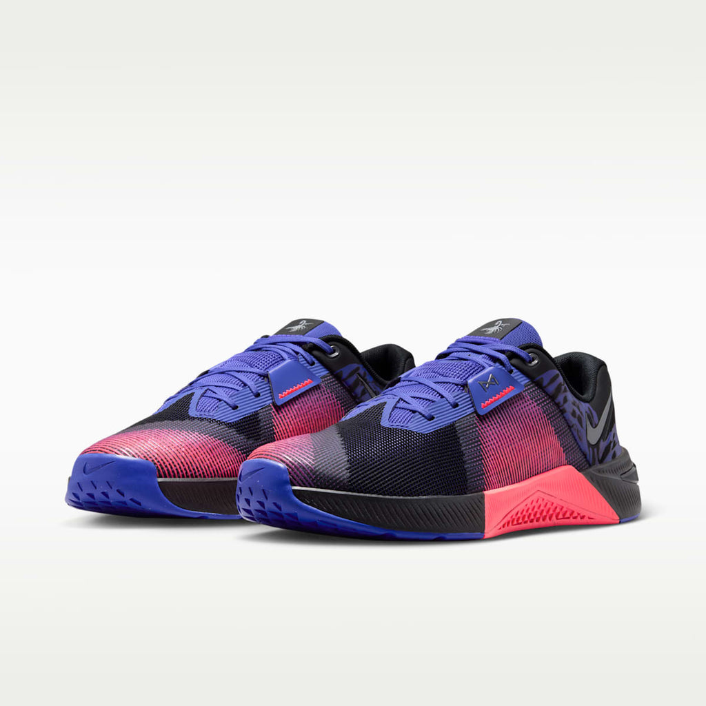 Nike Metcon 10 AMP Men's Training Shoes - Black/Hyper Punch/Metallic Platinum - Image 5
