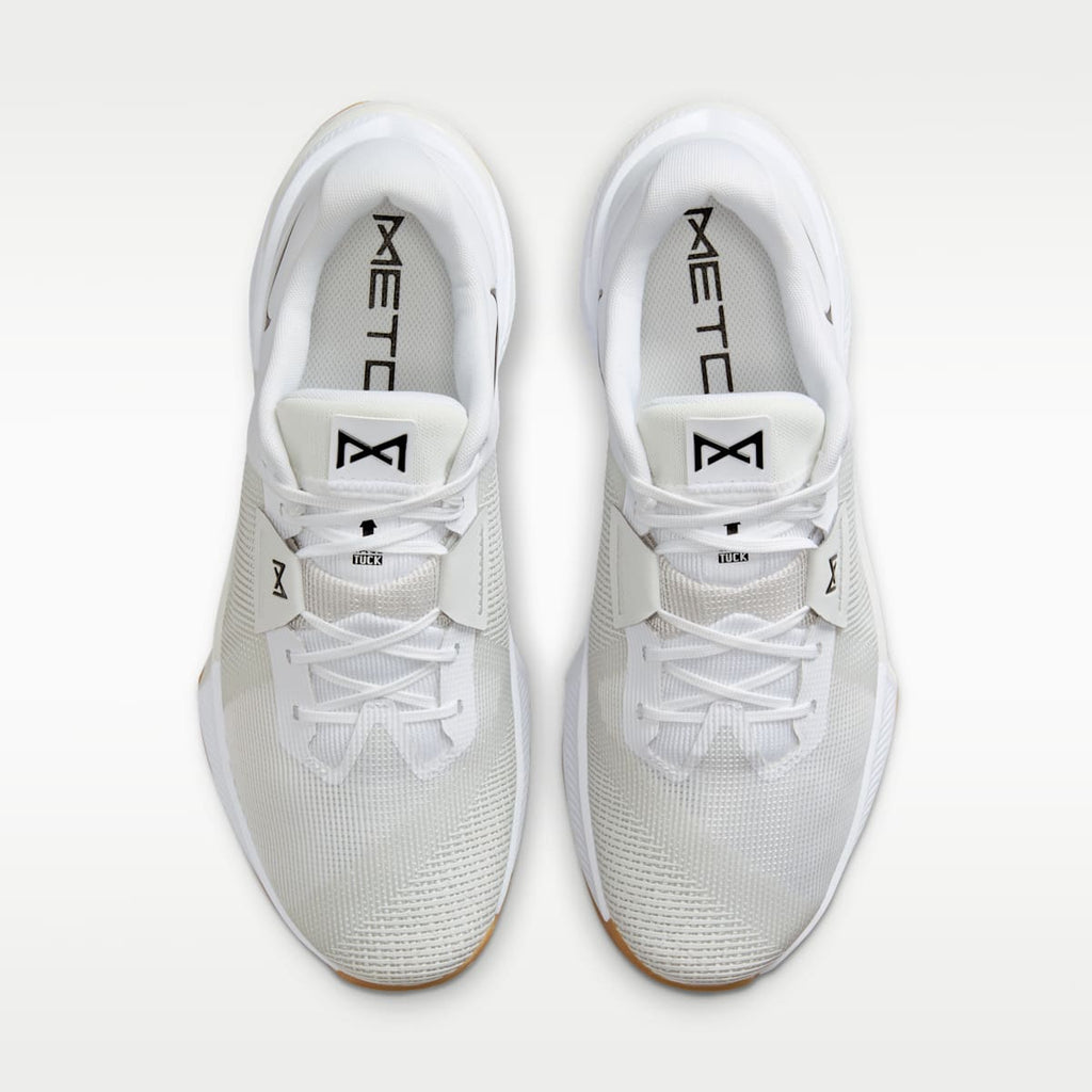 Nike Metcon 10 Men's Workout Shoes - White/Platinum Tint/Gum Light Brown/Black - Image 4
