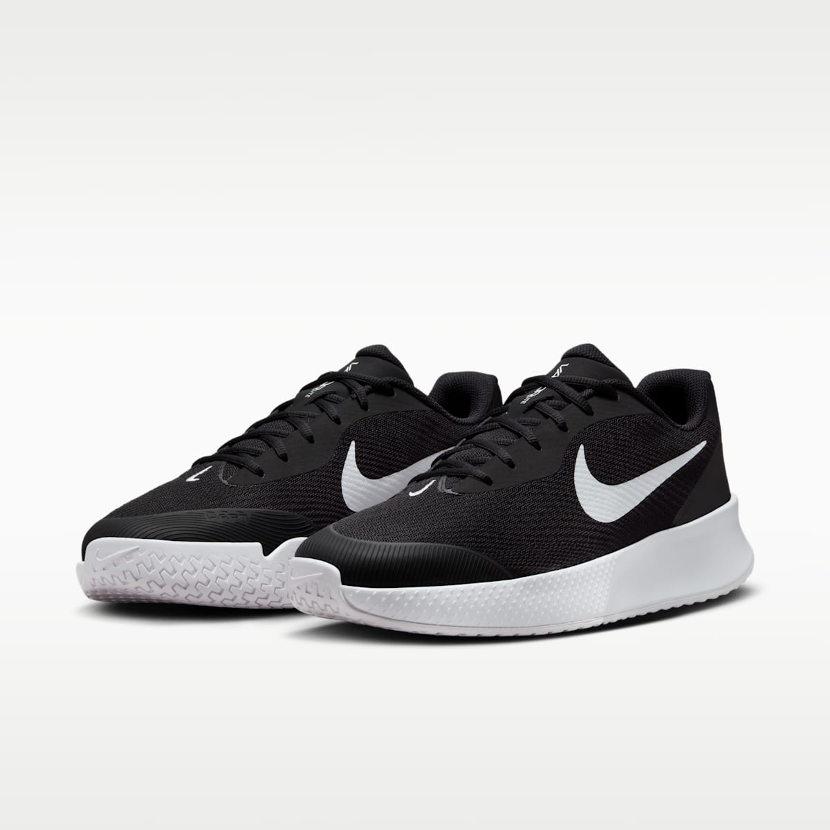 Nike Vapor Lite 3 Men's Hard Court Tennis Shoes - Black/White - Image 5