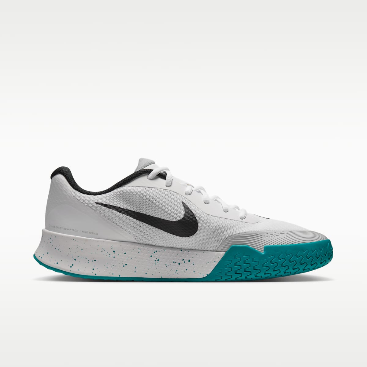 Nike Vapor Lite 3 Men's Hard Court Tennis Shoes - White/Volt/Energy/Black - Image 3