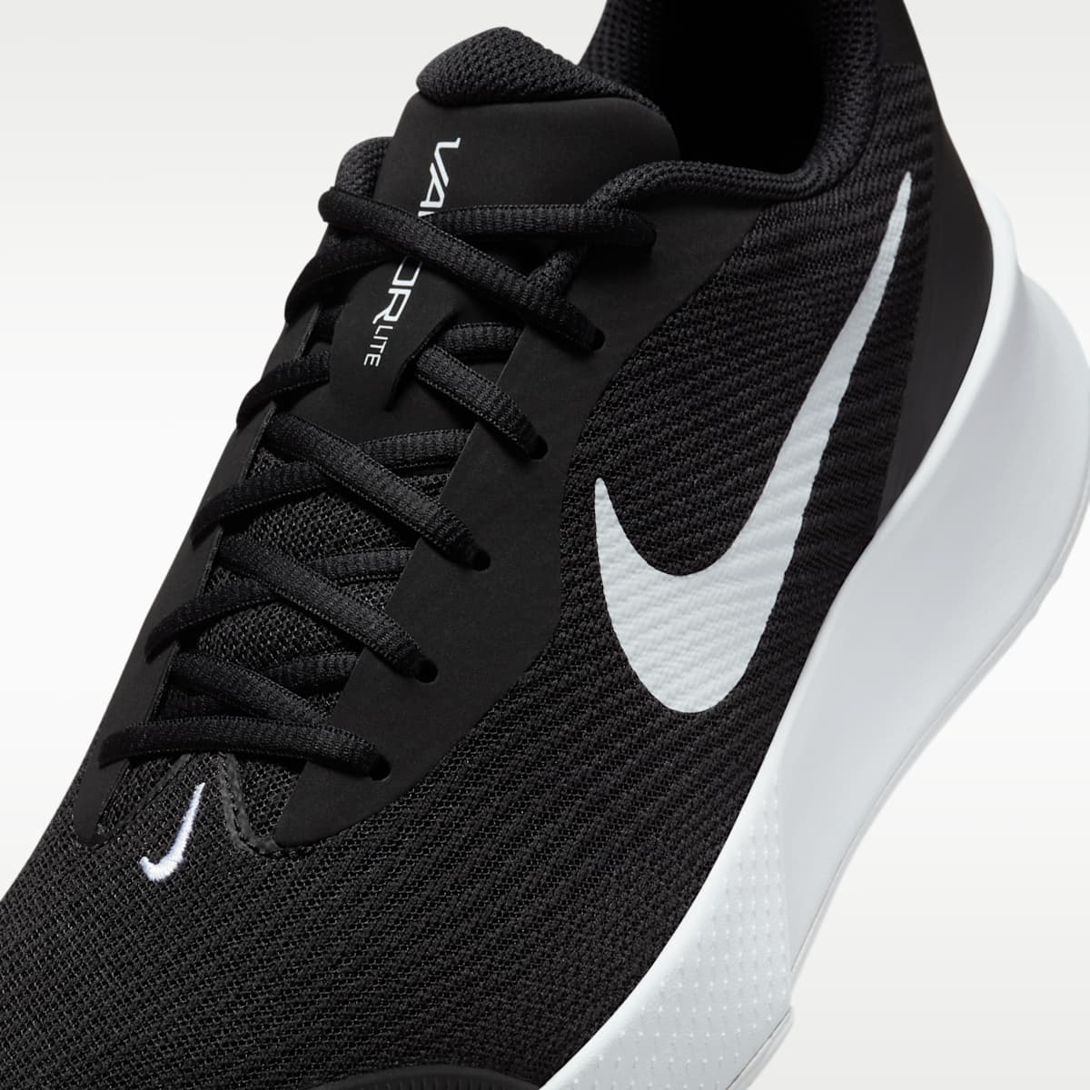 Nike Vapor Lite 3 Men's Hard Court Tennis Shoes - Black/White - Image 7