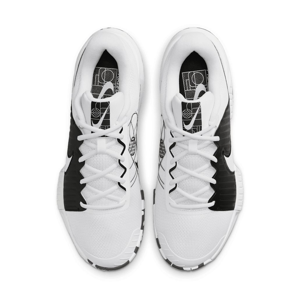 Nike Zoom Challenge Men's Pickleball Shoes - White/Black/White - Image 4