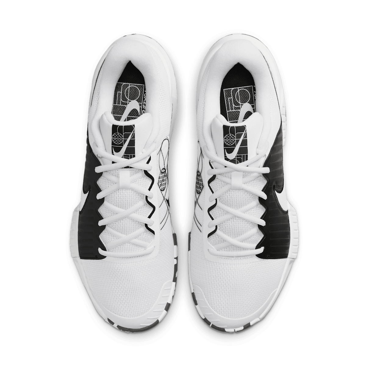 Nike Zoom Challenge Men's Pickleball Shoes - White/Black/White - Image 4