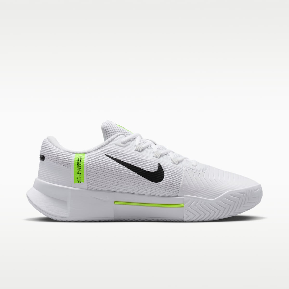 Nike GP Challenge 1.5 Men's Hard Court Tennis Shoes - White/Pure Platinum/Volt/Black - Image 3