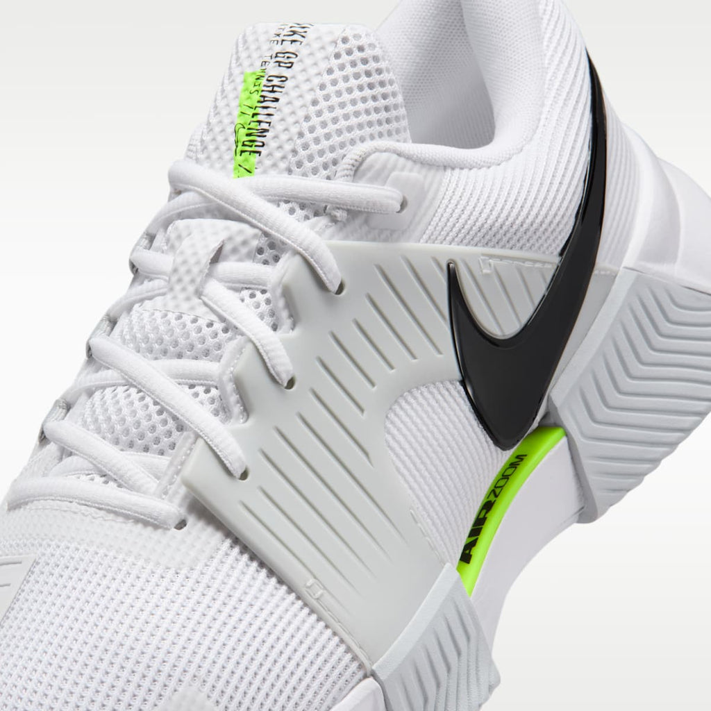 Nike GP Challenge 1.5 Men's Hard Court Tennis Shoes - White/Pure Platinum/Volt/Black - Image 7