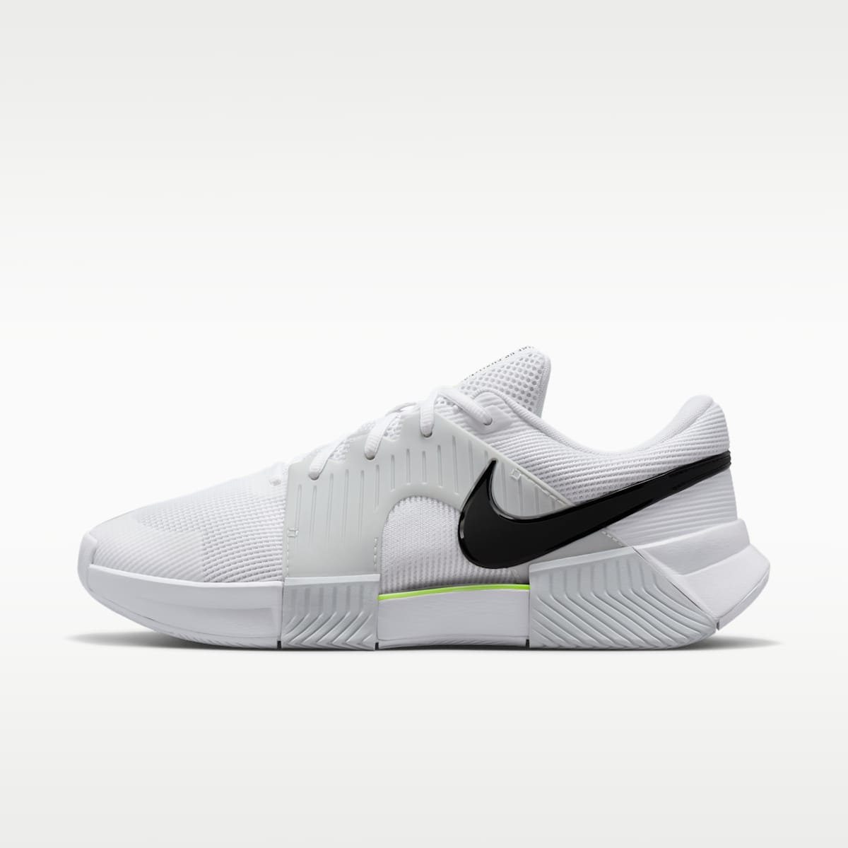 Nike GP Challenge 1.5 Men's Hard Court Tennis Shoes - White/Pure Platinum/Volt/Black - Image 1