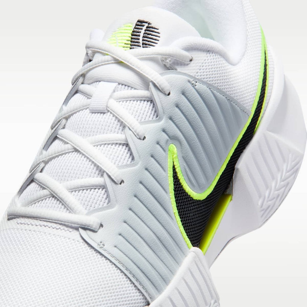 Nike GP Challenge Pro Men's Hard Court Tennis Shoes - White/Pure Platinum/Volt/Black - Image 7
