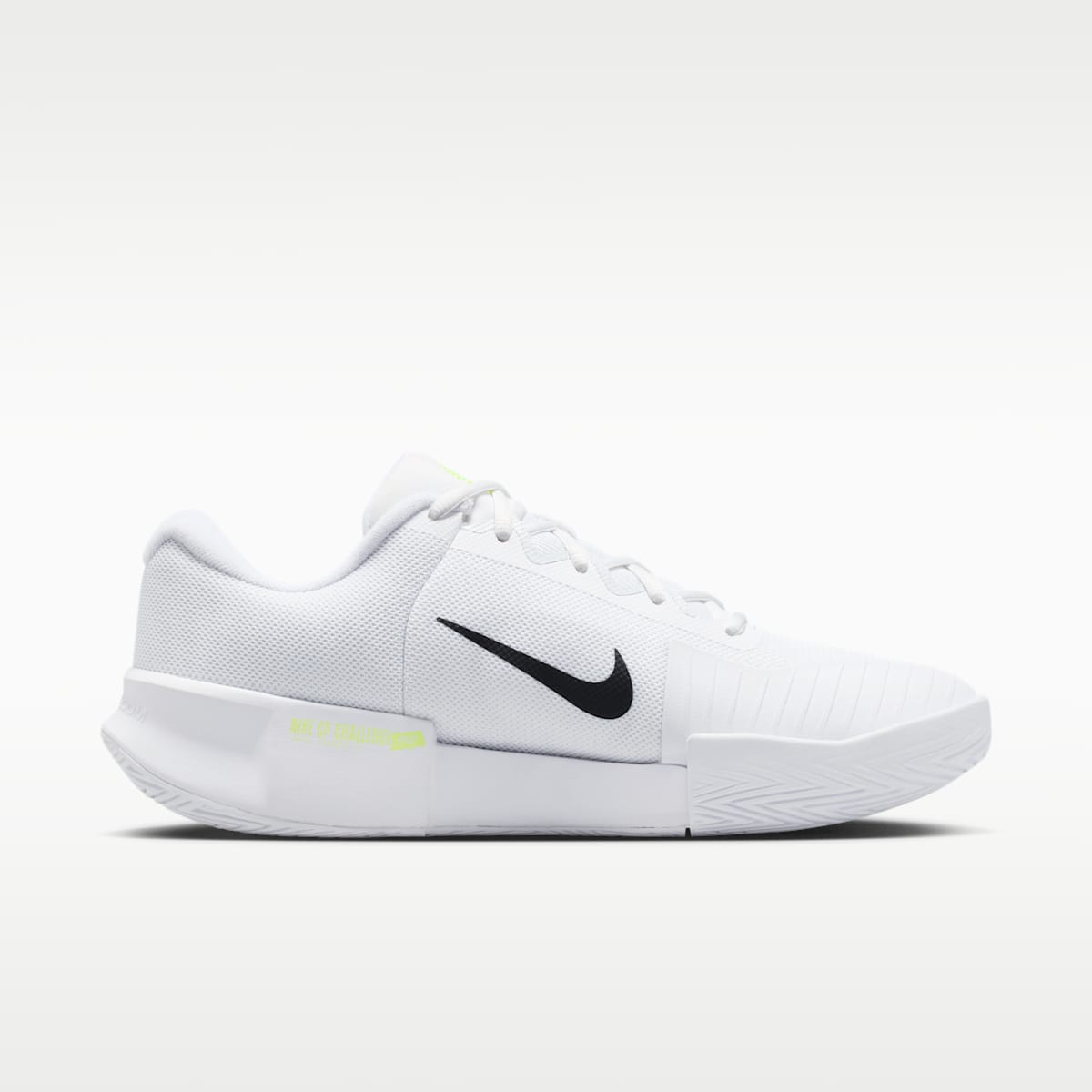 Nike GP Challenge Pro Men's Hard Court Tennis Shoes - White/Pure Platinum/Volt/Black - Image 3