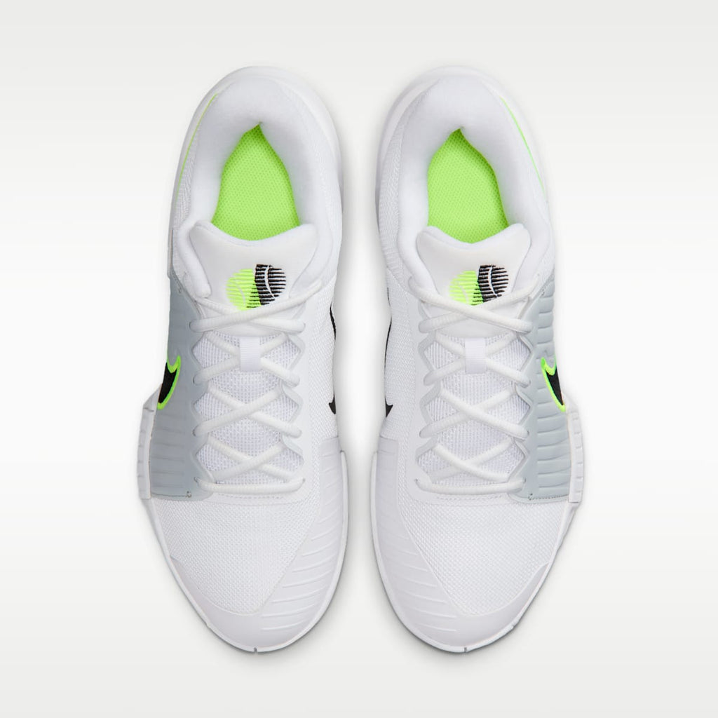 Nike GP Challenge Pro Men's Hard Court Tennis Shoes - White/Pure Platinum/Volt/Black - Image 4