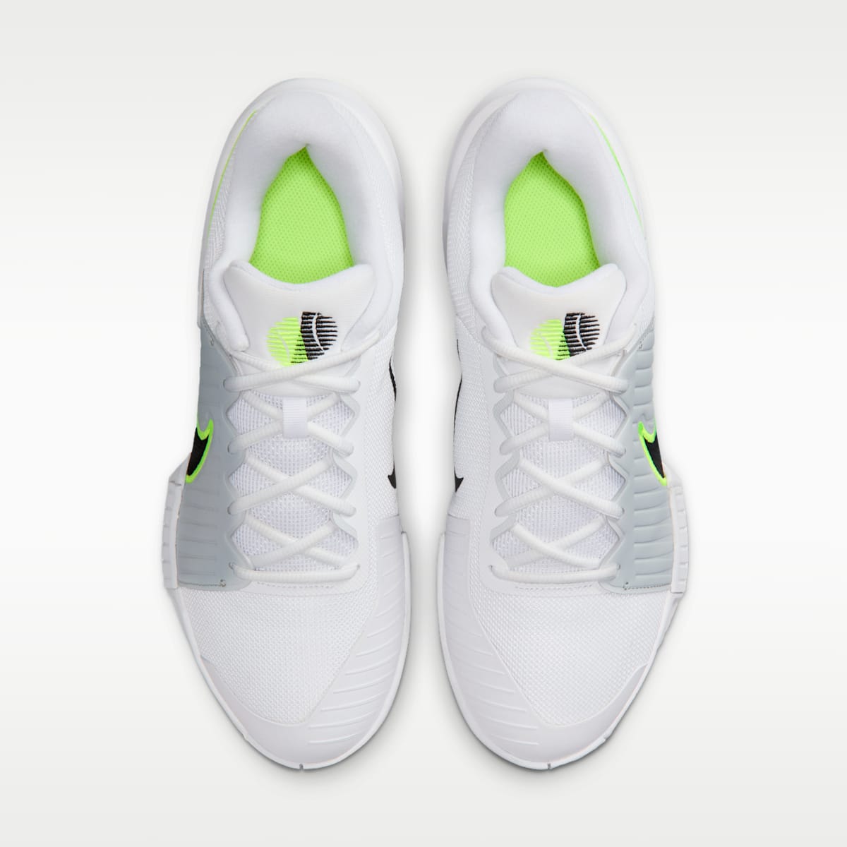 Nike GP Challenge Pro Men's Hard Court Tennis Shoes - White/Pure Platinum/Volt/Black - Image 4