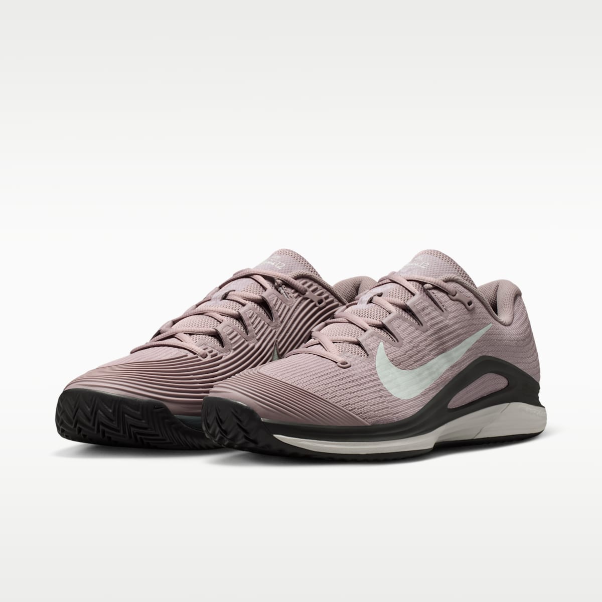 Nike Zoom Vapor 12 PRM Men's Clay Court Tennis Shoes - Light Violet Ore/Anthracite/Vast Grey/Barely Green - Image 5
