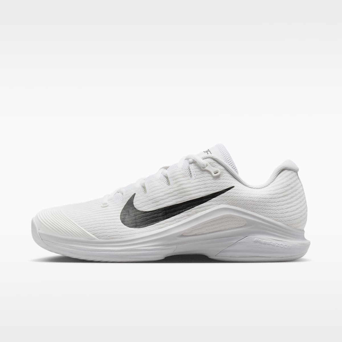 Nike Vapor 12 Men's Hard Court Tennis Shoes - White/Summit White/Black - Image 1