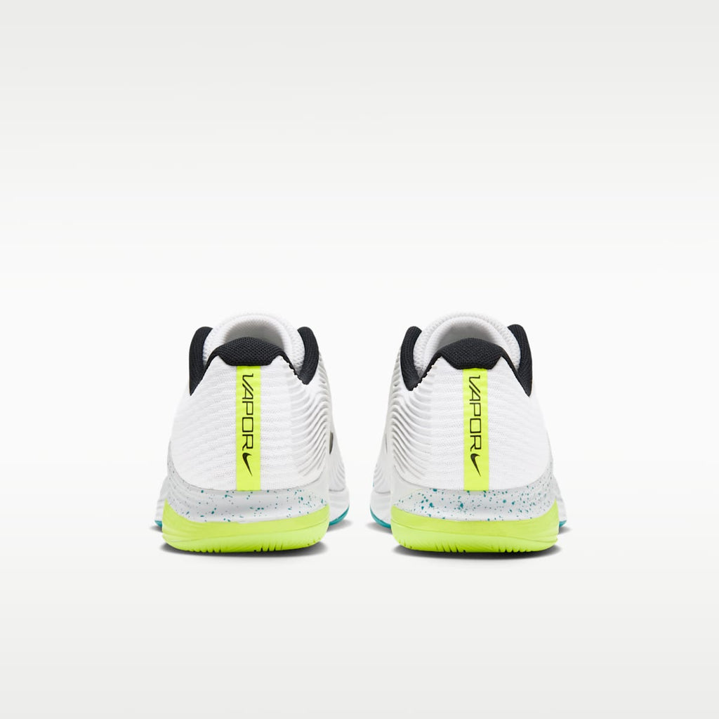 Nike Vapor 12 Men's Hard Court Tennis Shoes - White/Volt/Energy/Black - Image 6