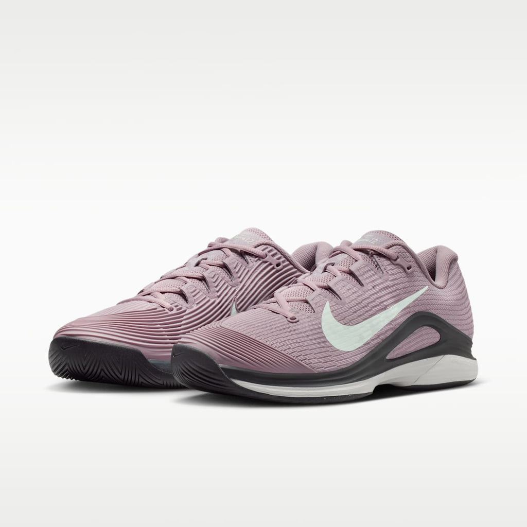 Nike Vapor 12 Men's Hard Court Tennis Shoes - Light Violet Ore/Anthracite/Vast Grey/Barely Green - Image 5