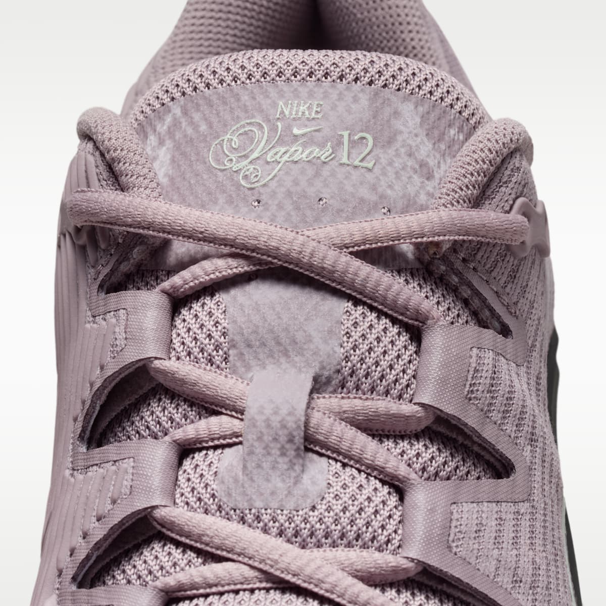 Nike Vapor 12 Men's Hard Court Tennis Shoes - Light Violet Ore/Anthracite/Vast Grey/Barely Green - Image 9