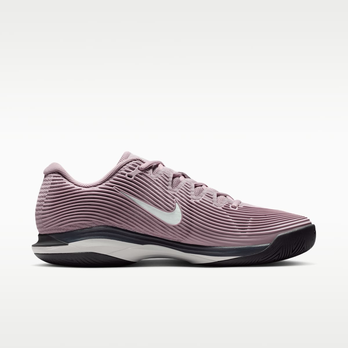 Nike Vapor 12 Men's Hard Court Tennis Shoes - Light Violet Ore/Anthracite/Vast Grey/Barely Green - Image 3