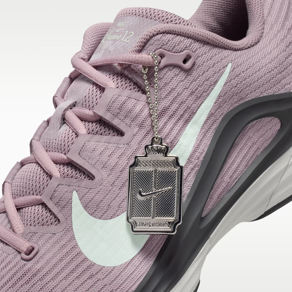 Nike Vapor 12 Men's Hard Court Tennis Shoes - Light Violet Ore/Anthracite/Vast Grey/Barely Green - Image 10