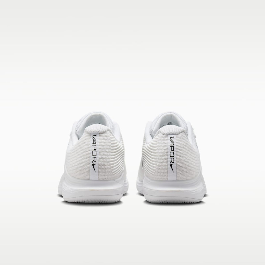 Nike Vapor 12 Men's Hard Court Tennis Shoes - White/Summit White/Black - Image 6