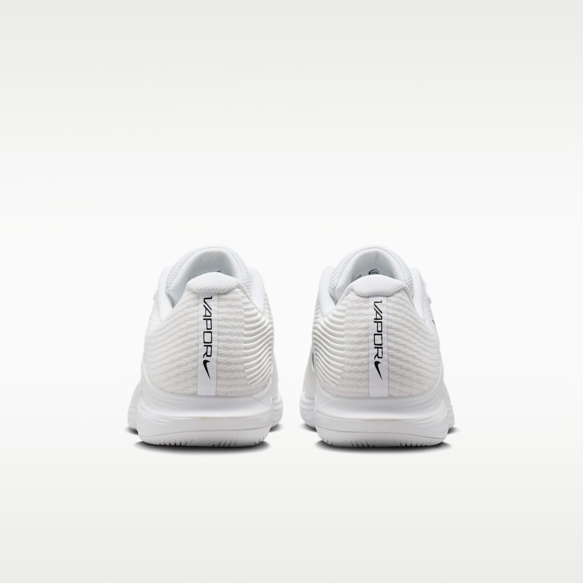Nike Vapor 12 Men's Hard Court Tennis Shoes - White/Summit White/Black - Image 6