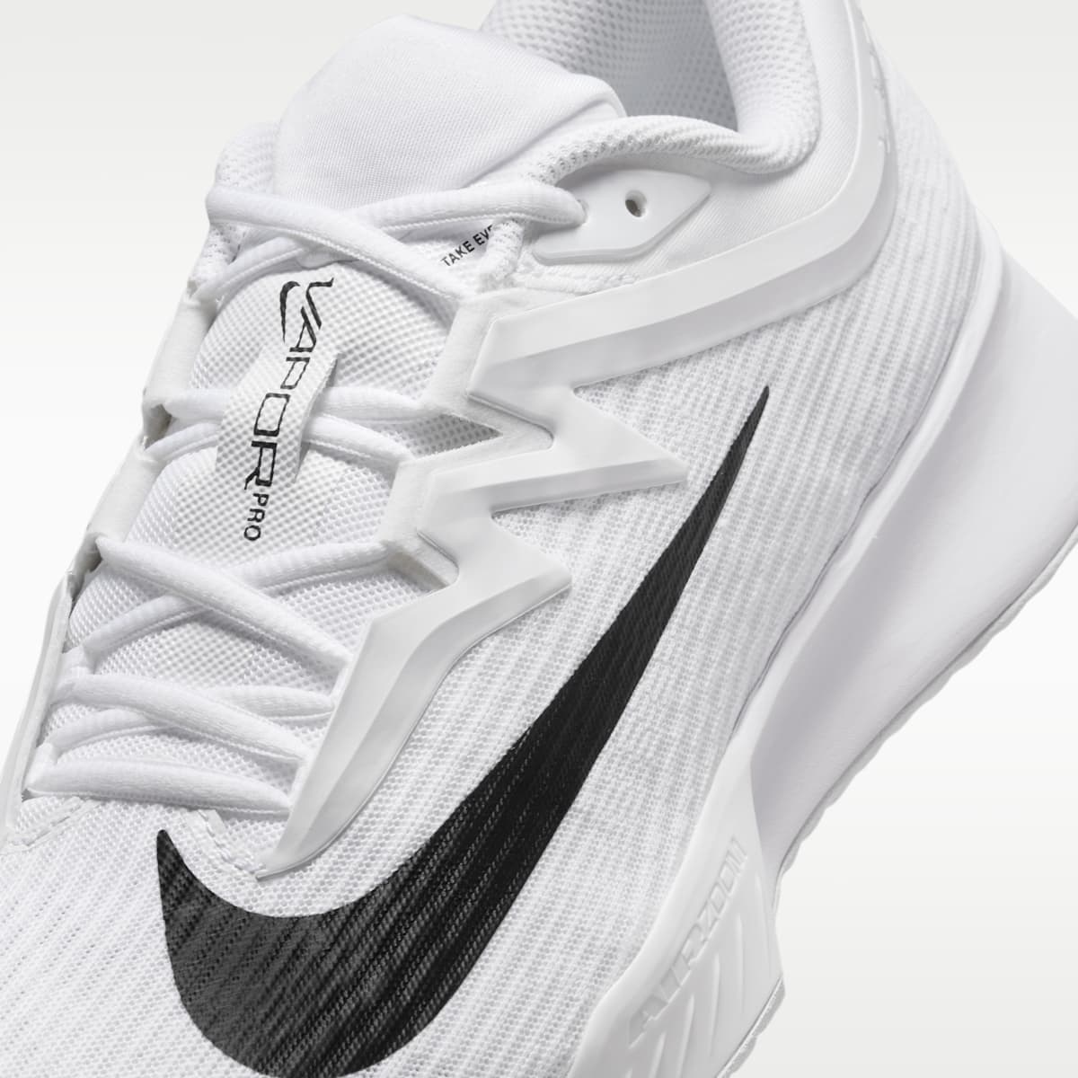 Nike Vapor Pro 3 Men's Hard Court Tennis Shoes - White/Black - Image 7