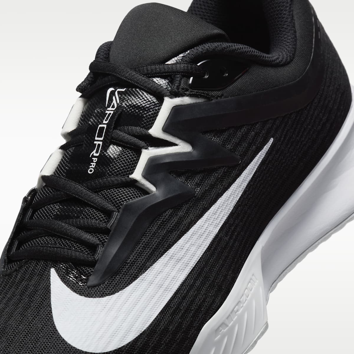 Nike Vapor Pro 3 Men's Hard Court Tennis Shoes - Black/White - Image 7