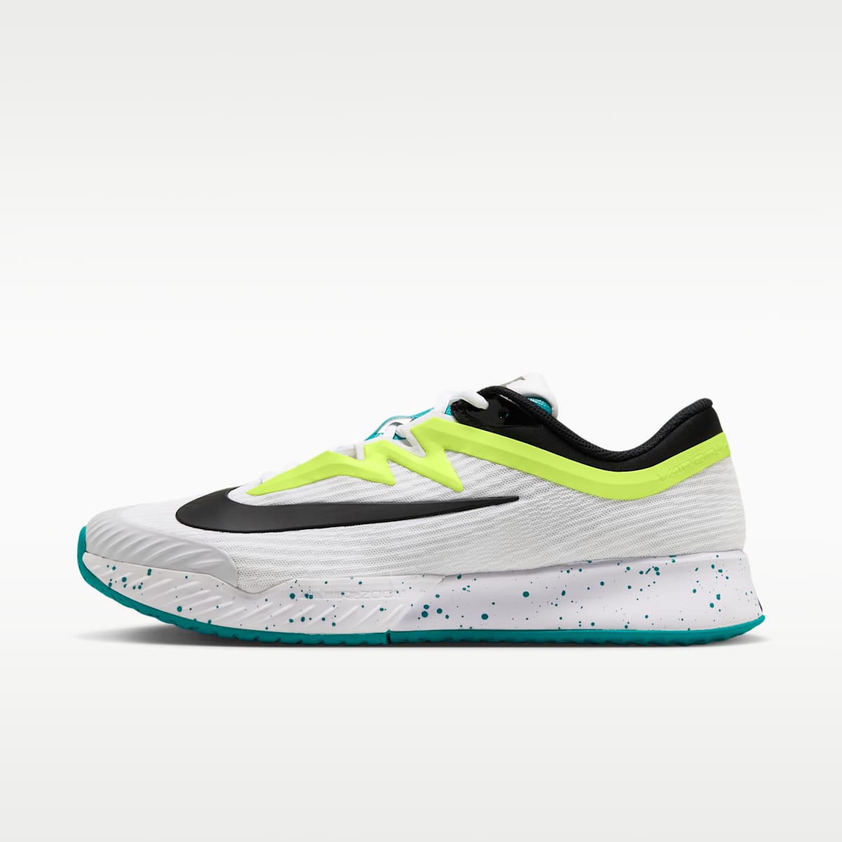 Nike Vapor Pro 3 Men's Hard Court Tennis Shoes - White/Volt/Energy/Black - Image 1