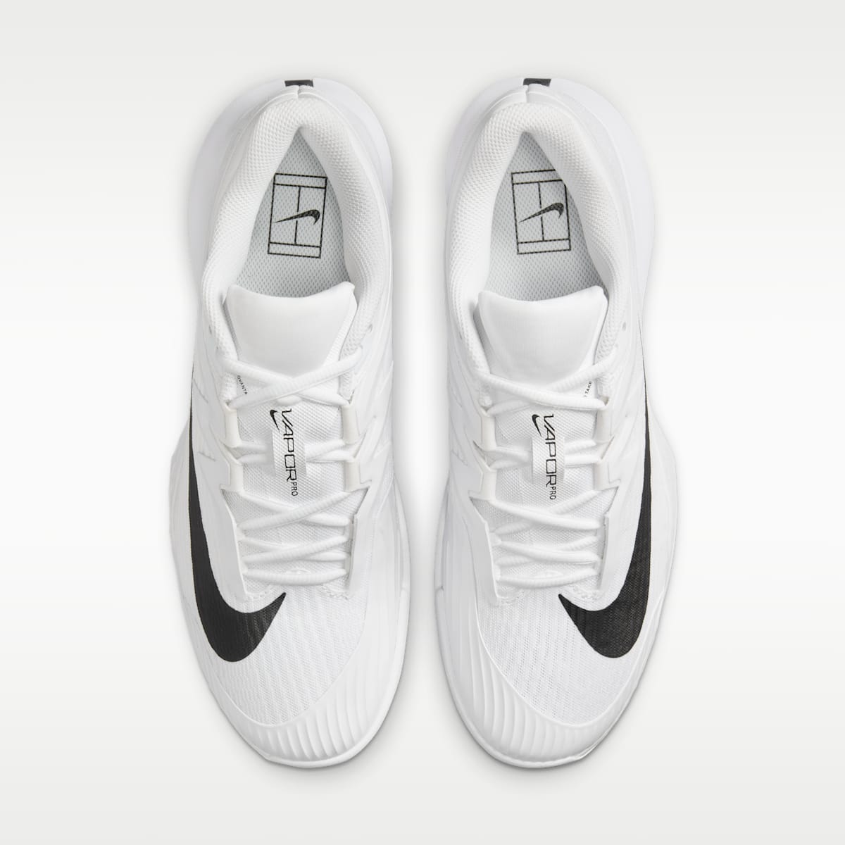 Nike Vapor Pro 3 Men's Hard Court Tennis Shoes - White/Black - Image 4