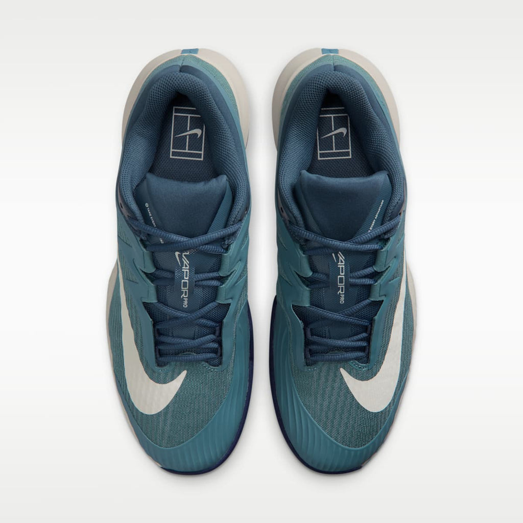 Nike Vapor Pro 3 Men's Hard Court Tennis Shoes - Smokey Blue/Light Bone/New Slate/White - Image 4