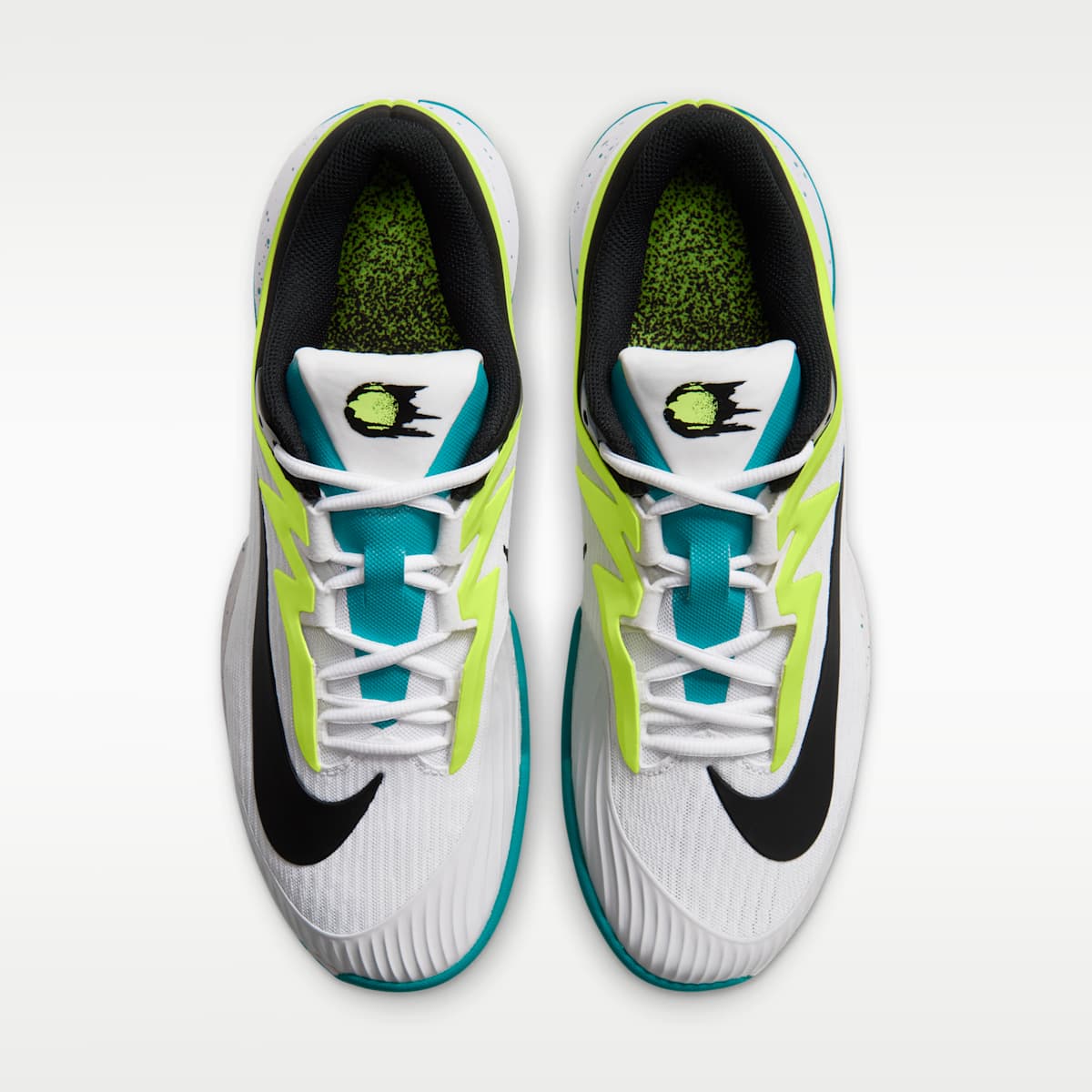 Nike Vapor Pro 3 Men's Hard Court Tennis Shoes - White/Volt/Energy/Black - Image 4