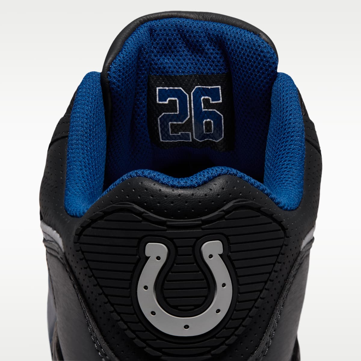 Nike Air Max 90 (Indianapolis Colts) Men's NFL Shoes - Anthracite/Gym Blue/Gym Blue - Image 10