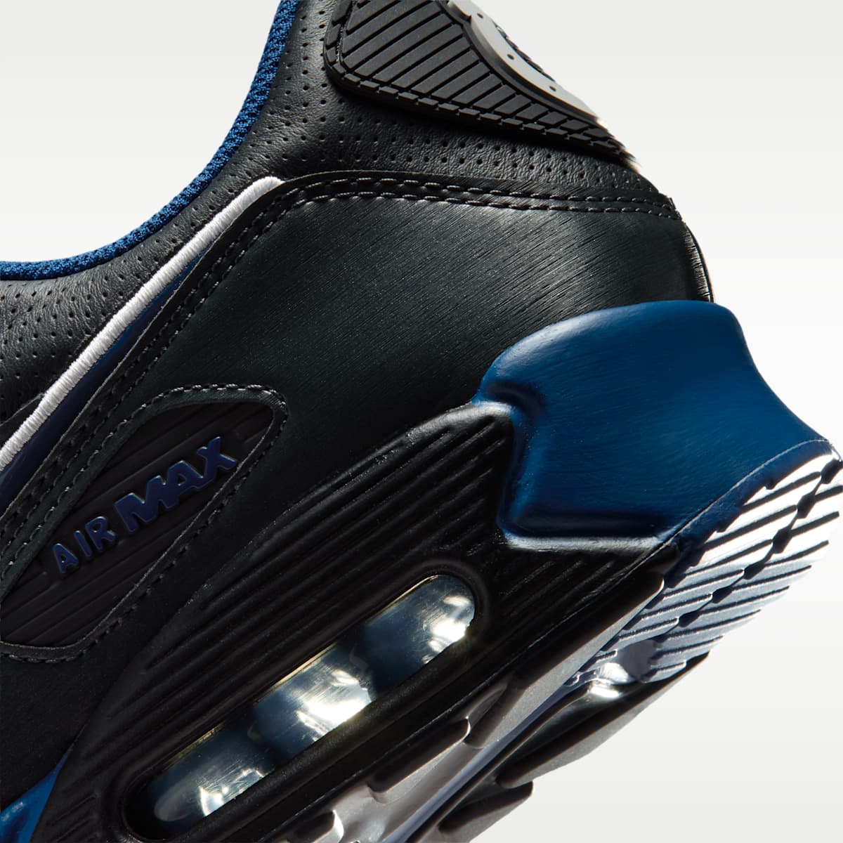 Nike Air Max 90 (Indianapolis Colts) Men's NFL Shoes - Anthracite/Gym Blue/Gym Blue - Image 8