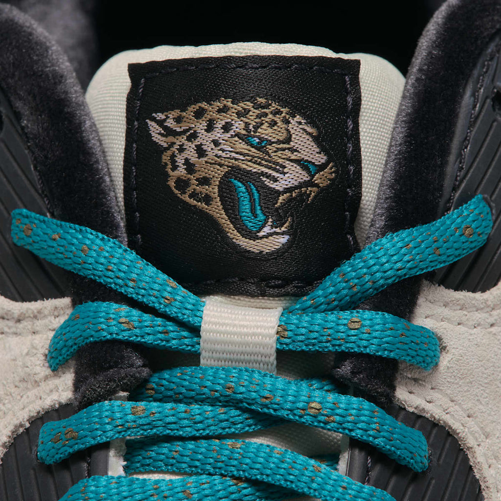 Nike Air Max 90 (Jacksonville Jaguars) Men's NFL Shoes - Natural/Black/Metallic Gold - Image 9