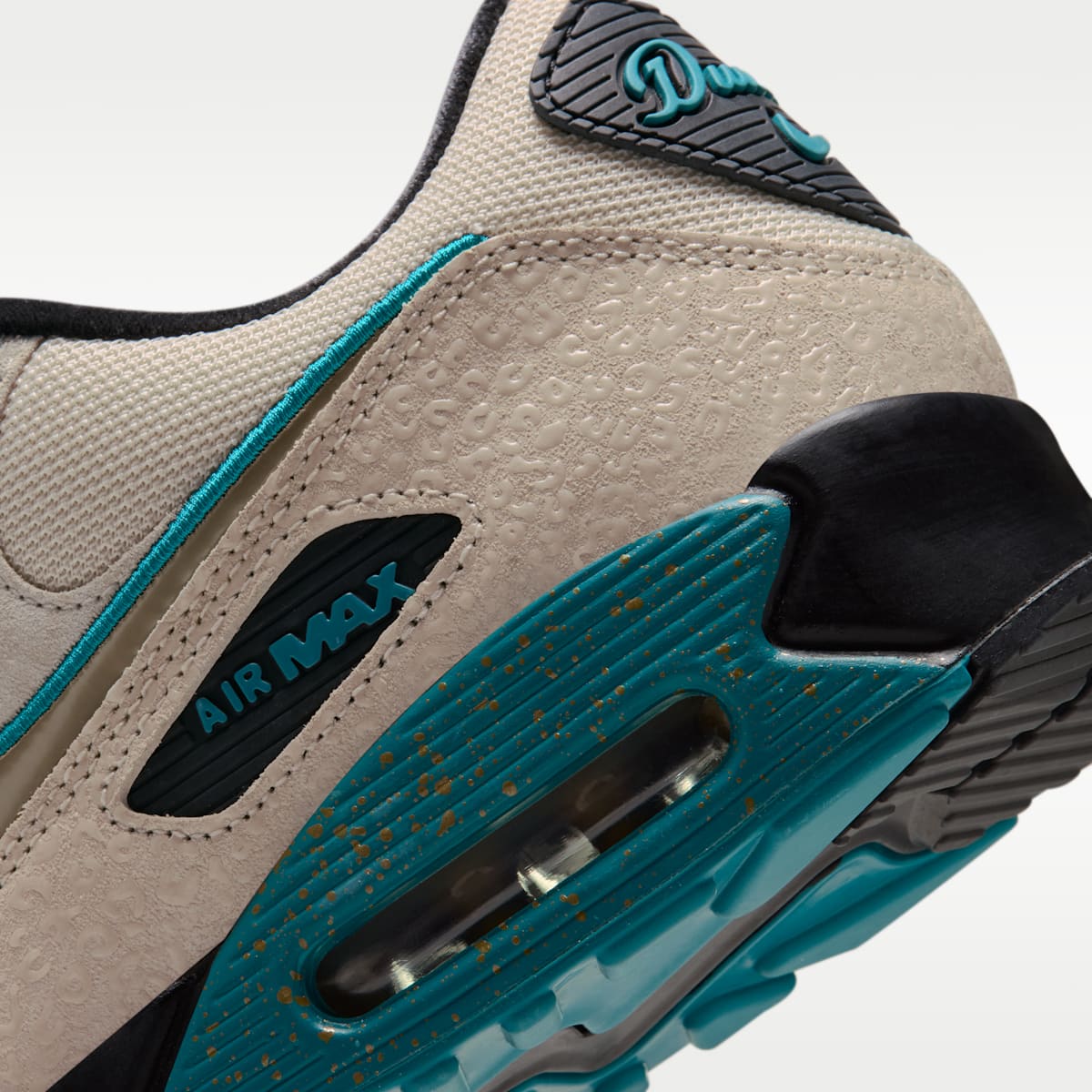 Nike Air Max 90 (Jacksonville Jaguars) Men's NFL Shoes - Natural/Black/Metallic Gold - Image 8