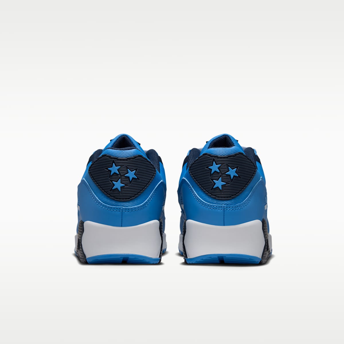 Nike Air Max 90 (Tennessee Titans) Men's NFL Shoes - Coast/College Navy/White - Image 6