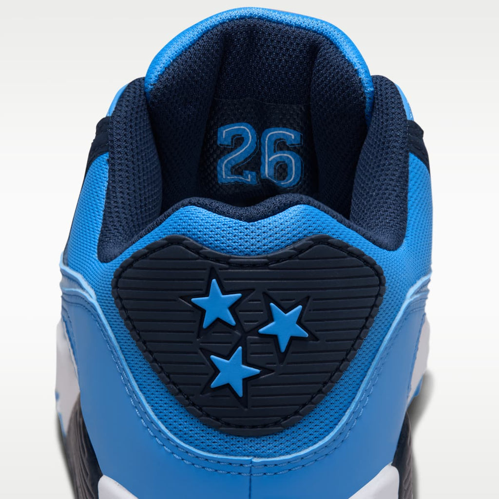 Nike Air Max 90 (Tennessee Titans) Men's NFL Shoes - Coast/College Navy/White - Image 9