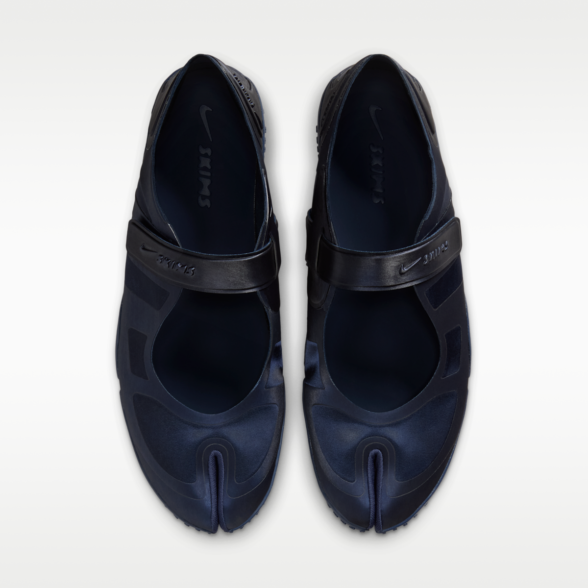 NikeSKIMS Rift Satin Women's Shoes - Navy/NSKM Obsidian/Obsidian
