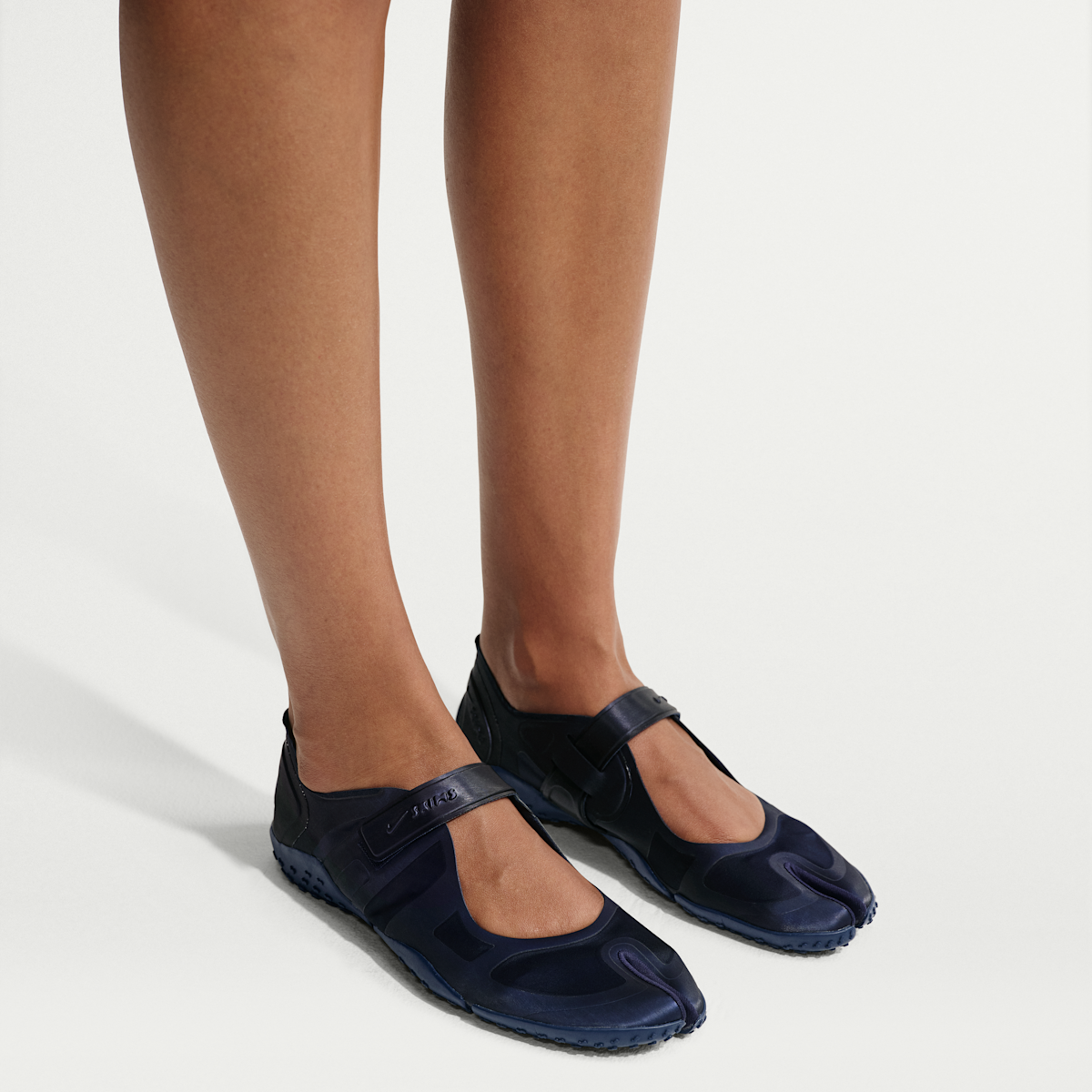 NikeSKIMS Rift Satin Women's Shoes - Navy/NSKM Obsidian/Obsidian