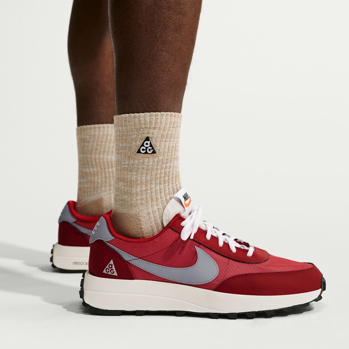 ACG LDV Men's Shoes - Varsity Red/Sail/White/Wolf Grey - Image 9