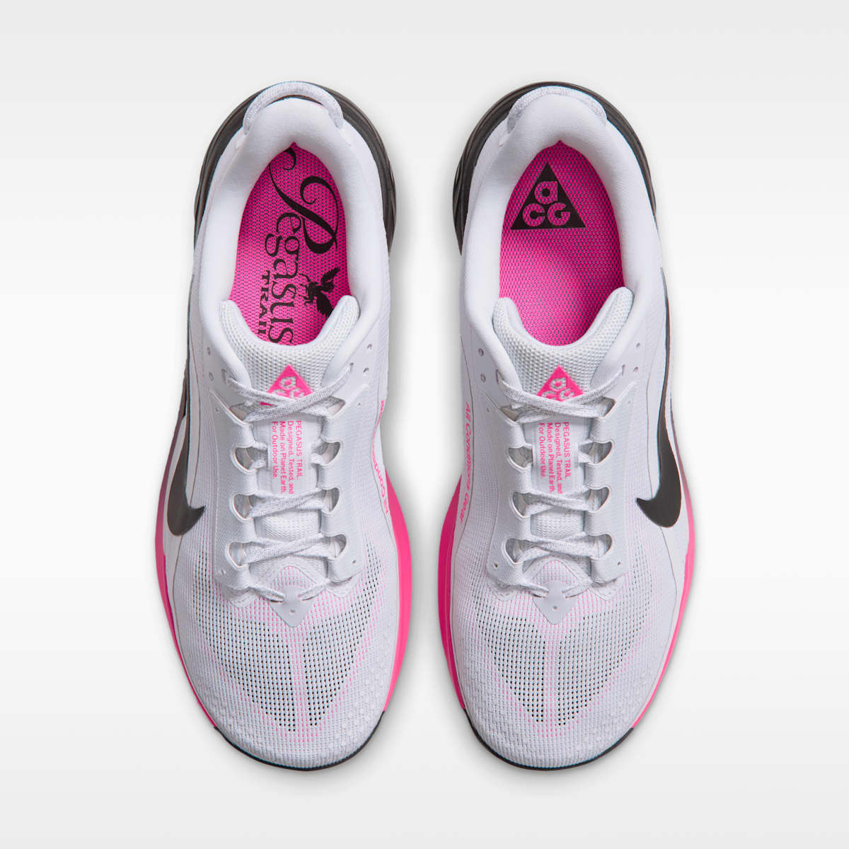 Nike ACG Pegasus Trail Men's Trail Running Shoes - Pure Platinum/Hyper Pink/Hyper Pink/Black - Image 4