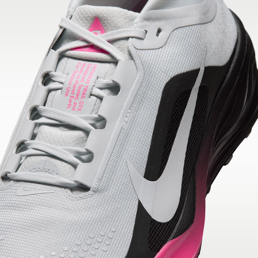 ACG Pegasus Trail GORE-TEX Men's Waterproof Trail Running Shoes - Pure Platinum/Black/Hyper Pink/Pure Platinum - Image 7