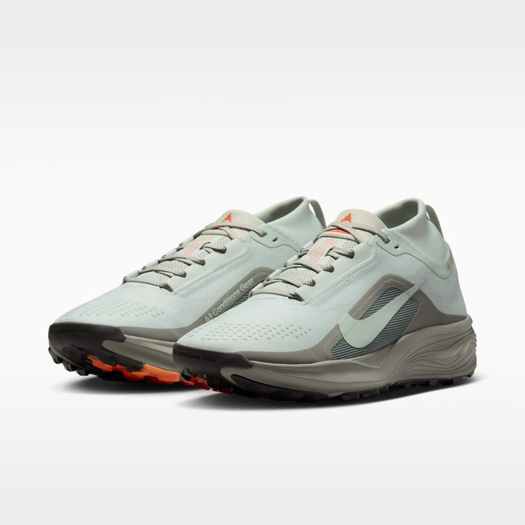 ACG Pegasus Trail GORE-TEX Men's Waterproof Trail Running Shoes - Light Silver/Light Army/Safety Orange/Light Silver - Image 6