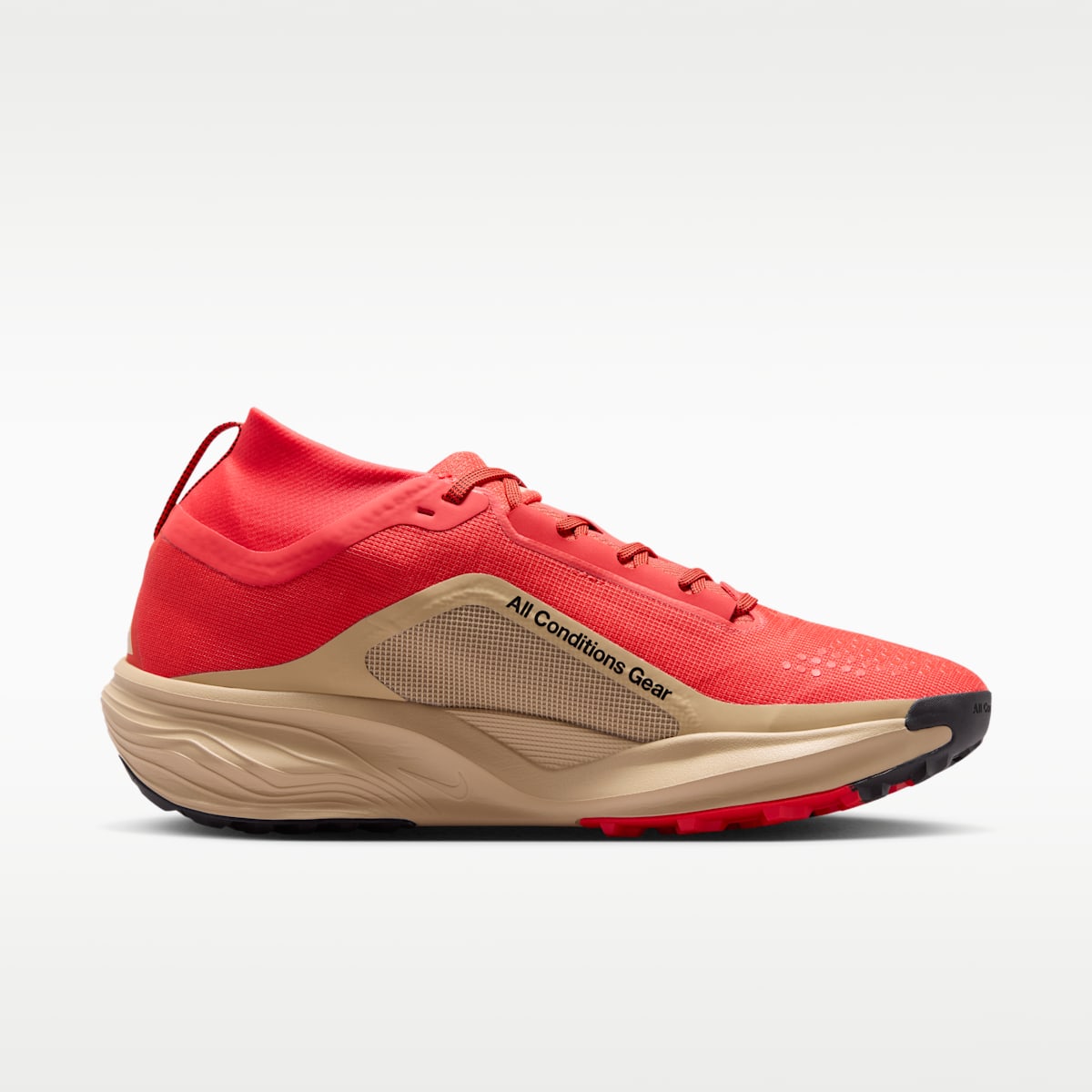 ACG Pegasus Trail GORE-TEX Men's Waterproof Trail Running Shoes - Light Crimson/Linen/Black - Image 3