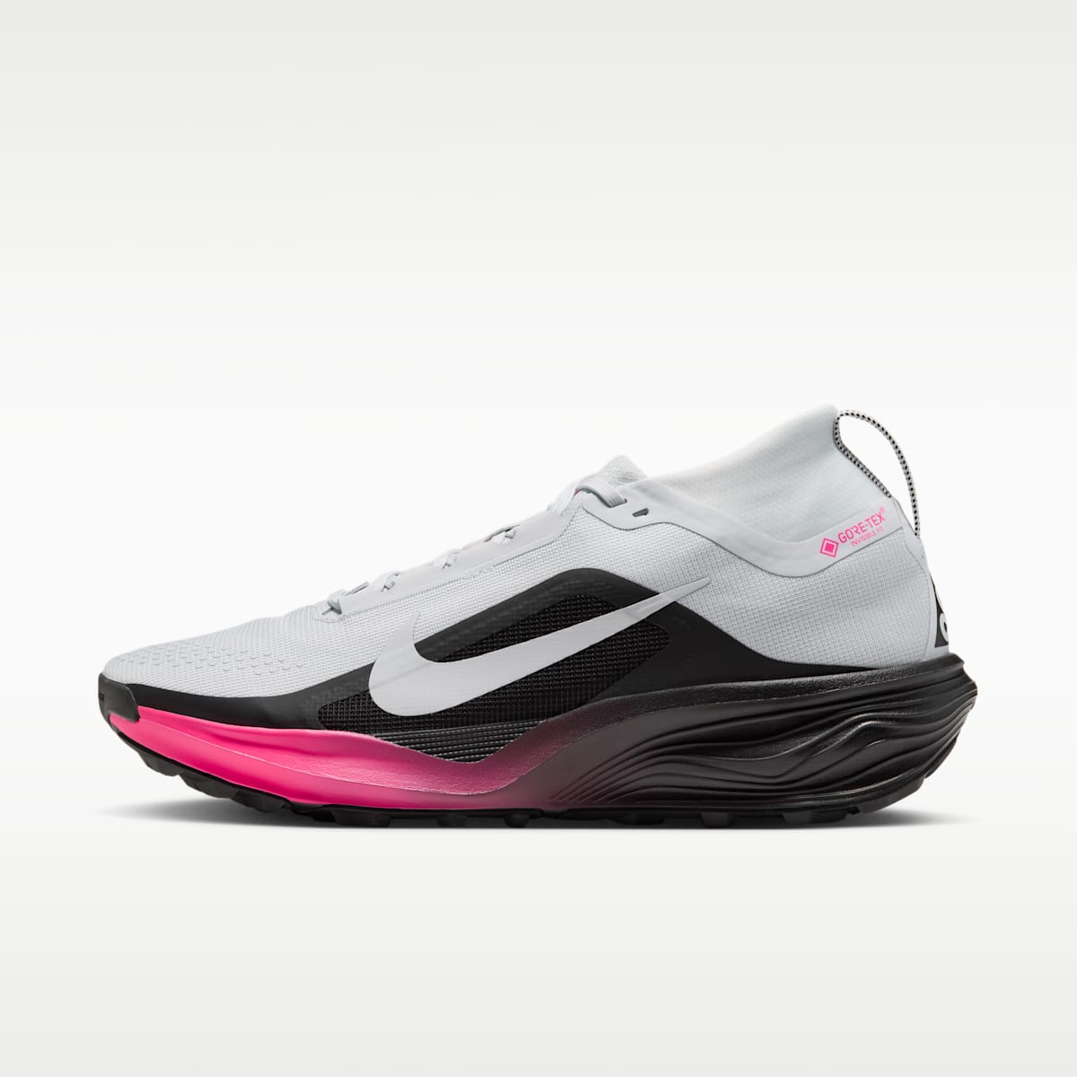 ACG Pegasus Trail GORE-TEX Men's Waterproof Trail Running Shoes - Pure Platinum/Black/Hyper Pink/Pure Platinum - Image 1