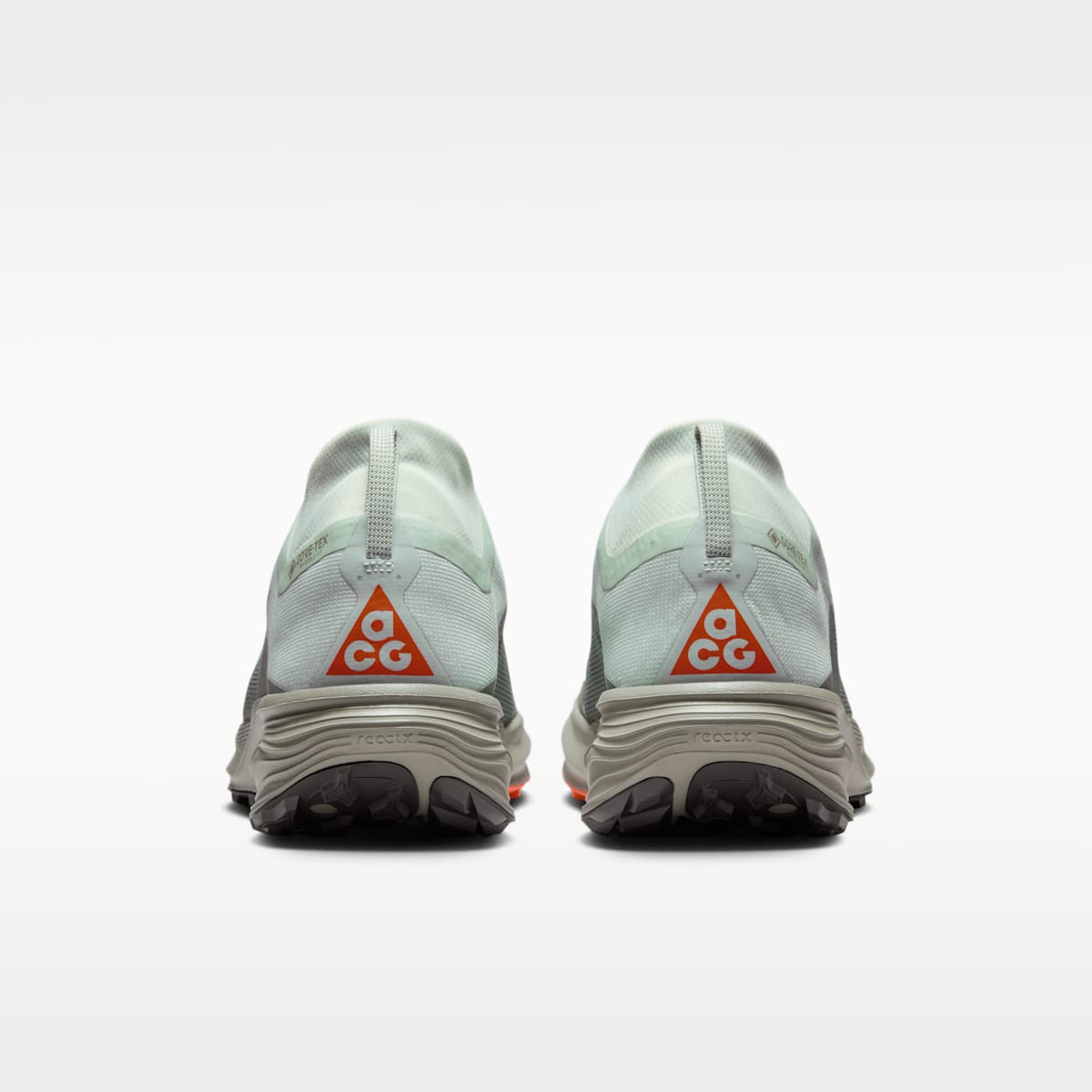 ACG Pegasus Trail GORE-TEX Men's Waterproof Trail Running Shoes - Light Silver/Light Army/Safety Orange/Light Silver - Image 7