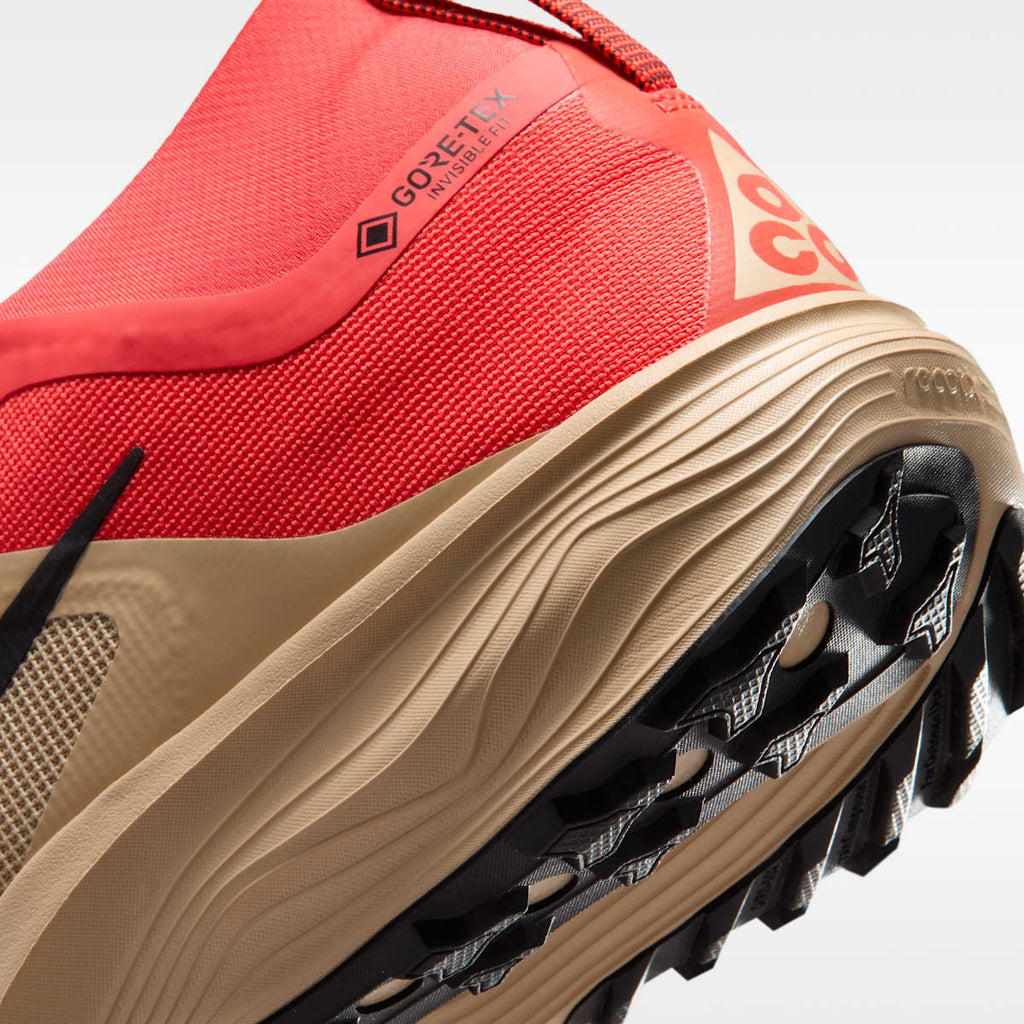 ACG Pegasus Trail GORE-TEX Men's Waterproof Trail Running Shoes - Light Crimson/Linen/Black - Image 8