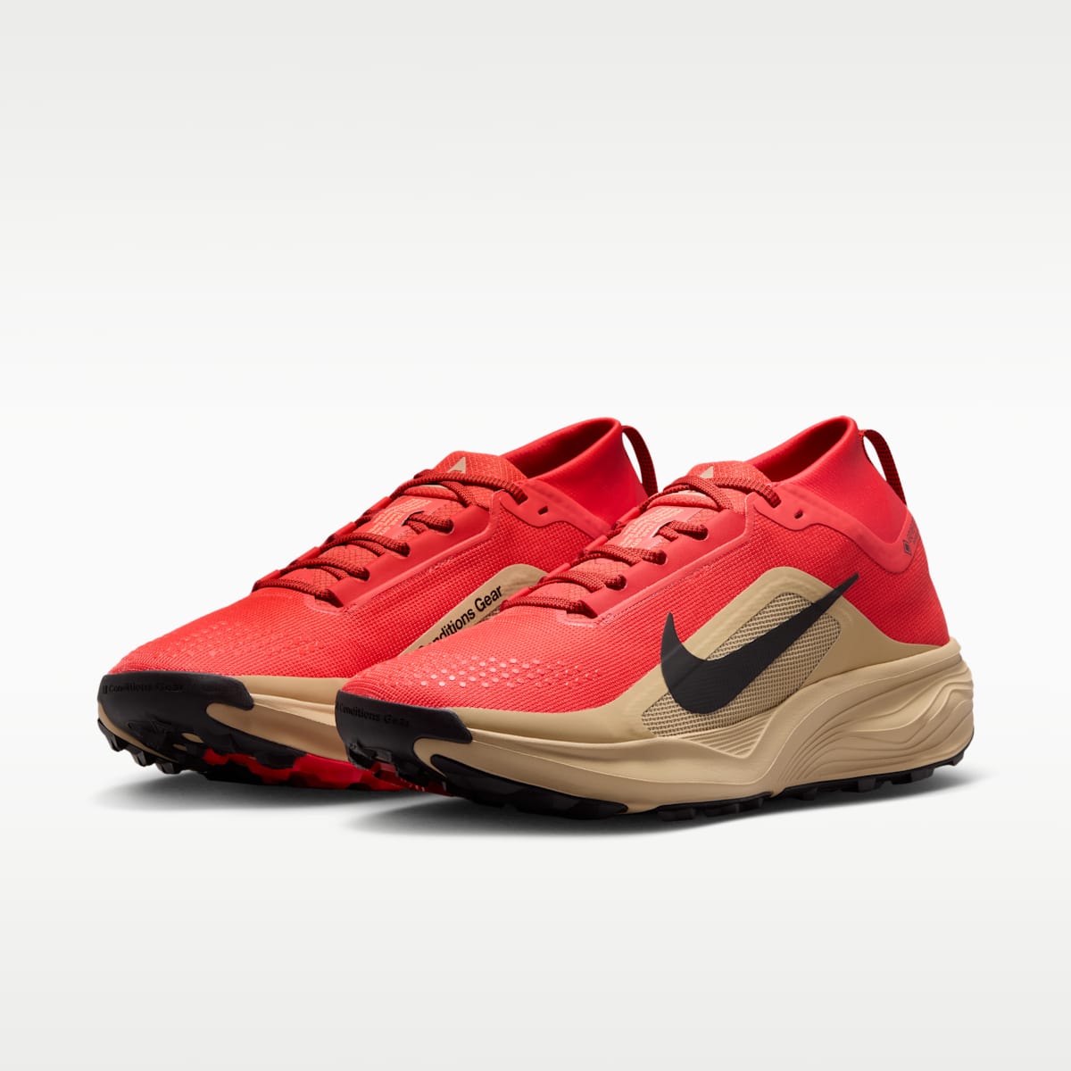 ACG Pegasus Trail GORE-TEX Men's Waterproof Trail Running Shoes - Light Crimson/Linen/Black - Image 5