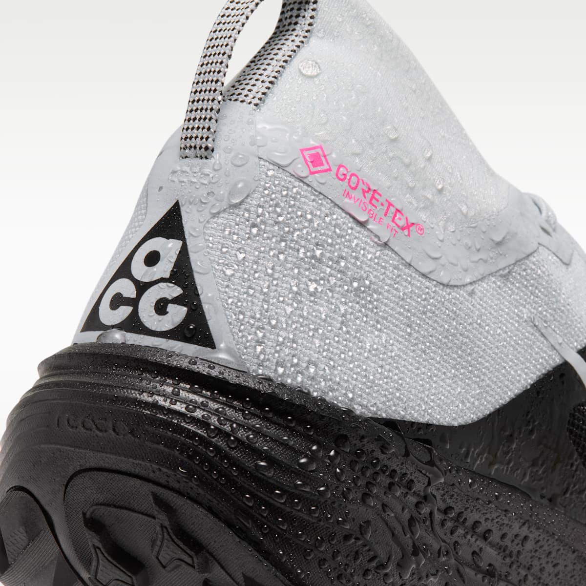 ACG Pegasus Trail GORE-TEX Men's Waterproof Trail Running Shoes - Pure Platinum/Black/Hyper Pink/Pure Platinum - Image 9