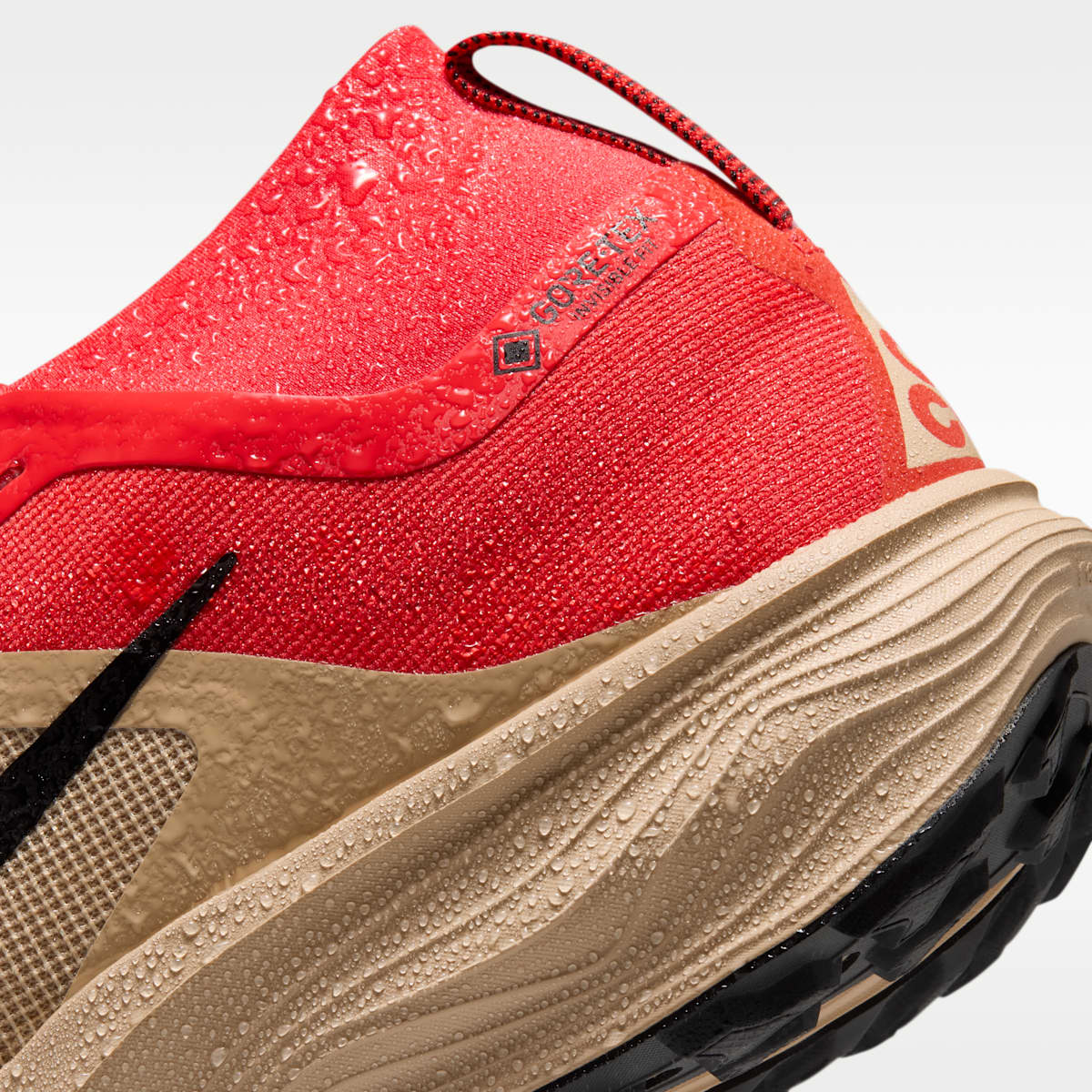 ACG Pegasus Trail GORE-TEX Men's Waterproof Trail Running Shoes - Light Crimson/Linen/Black - Image 9