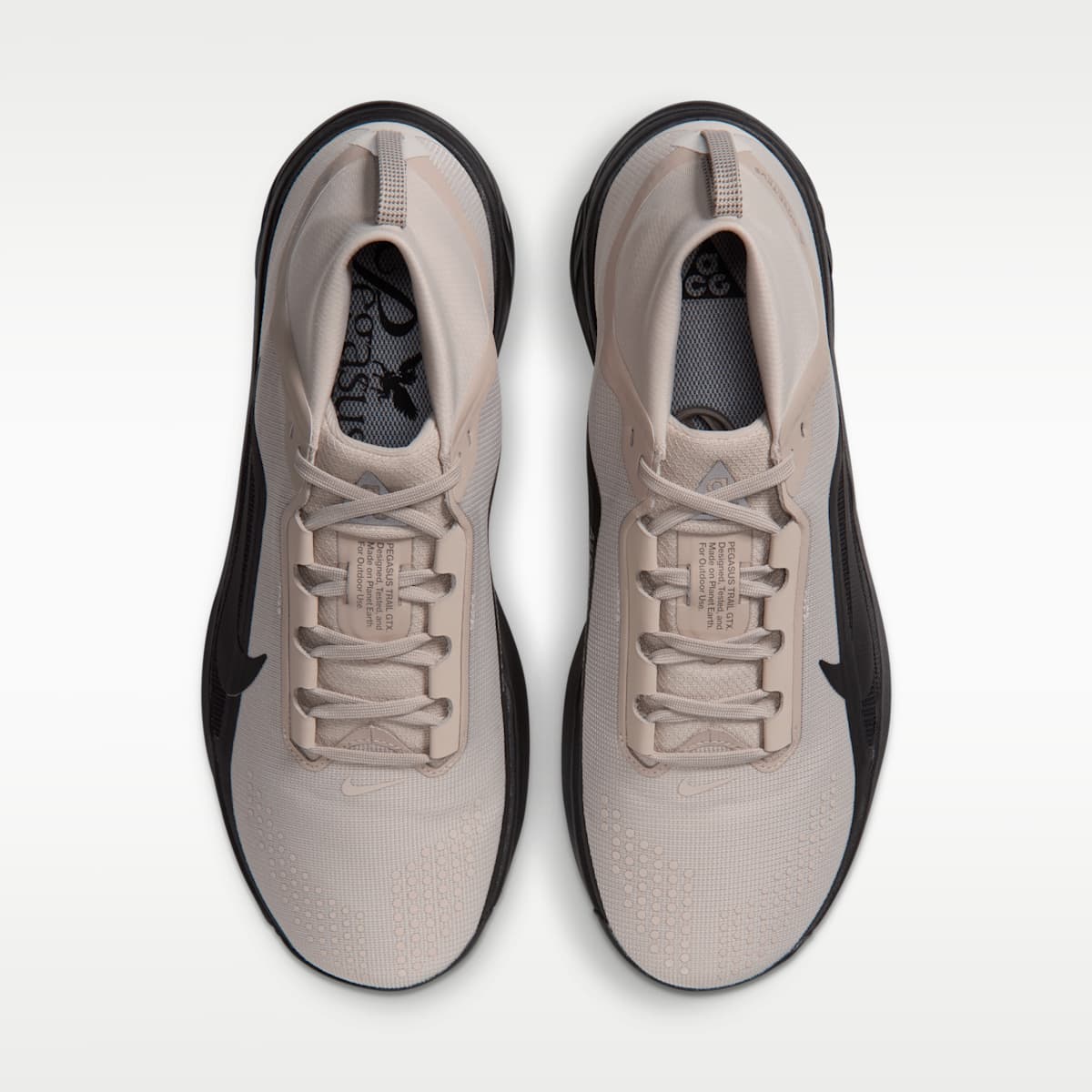 ACG Pegasus Trail GORE-TEX Men's Waterproof Trail Running Shoes - Cream II/Burgundy Crush/Black - Image 4
